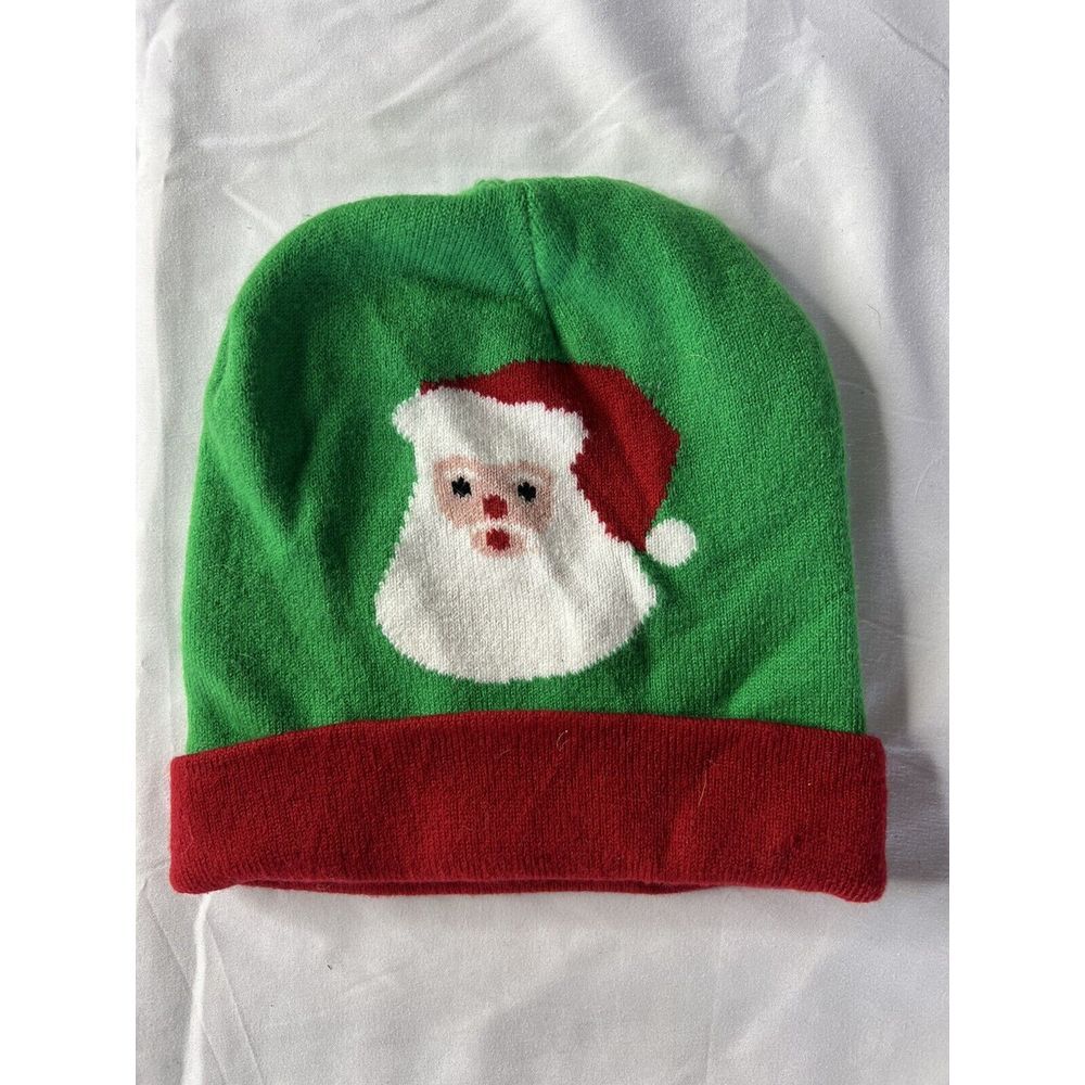 Christmas Knit‎ Beanie Hat Xmas Santa Claus Hat Winter Skull Cap Unisex Kids